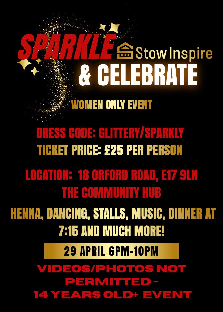 Stow Inspire Event Sparkle and Celebrate